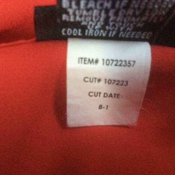 Torrid Chili Pepper Red Classic Lightweight Pullover 3/4 Sleeve Blouse SZ 4 (4X) - Picture 5 of 5